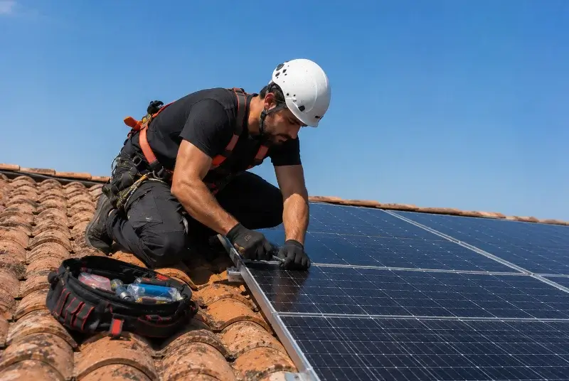 Maintenance et monitoring de panneaux solaires à Saint-Hilaire-de-Riez